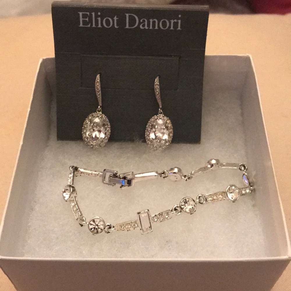 Earrings and bracelet